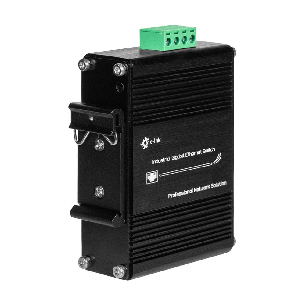 PoE-комутатор 5-портовий E-LINK LNK-IMC104GP-SFP IN 12-48V (73-00126) Київ - фото 13