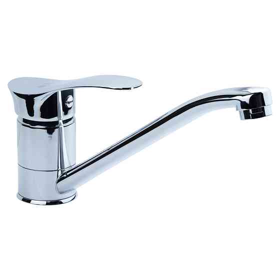 TAU Смеситель s07 Ø40 для кухни гусак прямой 250мм на шпильке TAU SE-2B245C (9807130) Киев