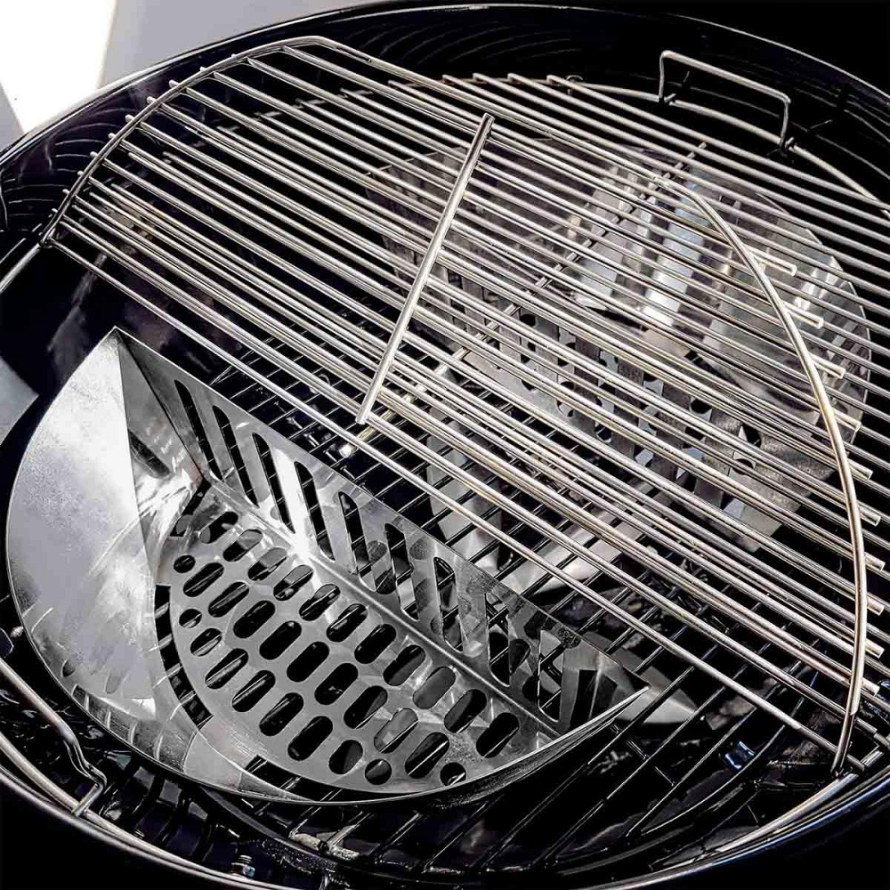 Вугільний гриль Slow and Sear Black Editionl Kettle Grill 57 см + кошик Deluxe SNS-KET-BK Код: 013614 Рівне - фото 9