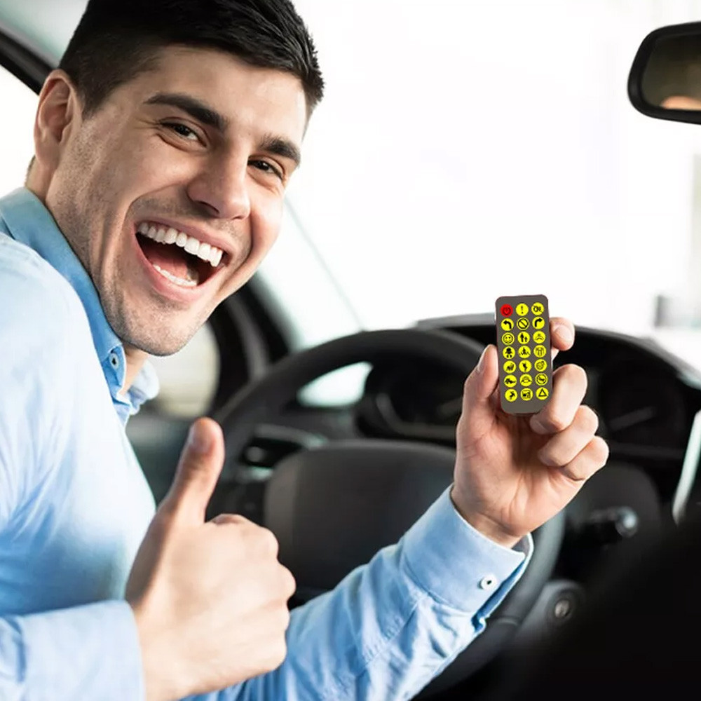 Світлодіодна LED панель для авто (17,3х7см),з Bluetooth,від USB SBR Київ - фото 3