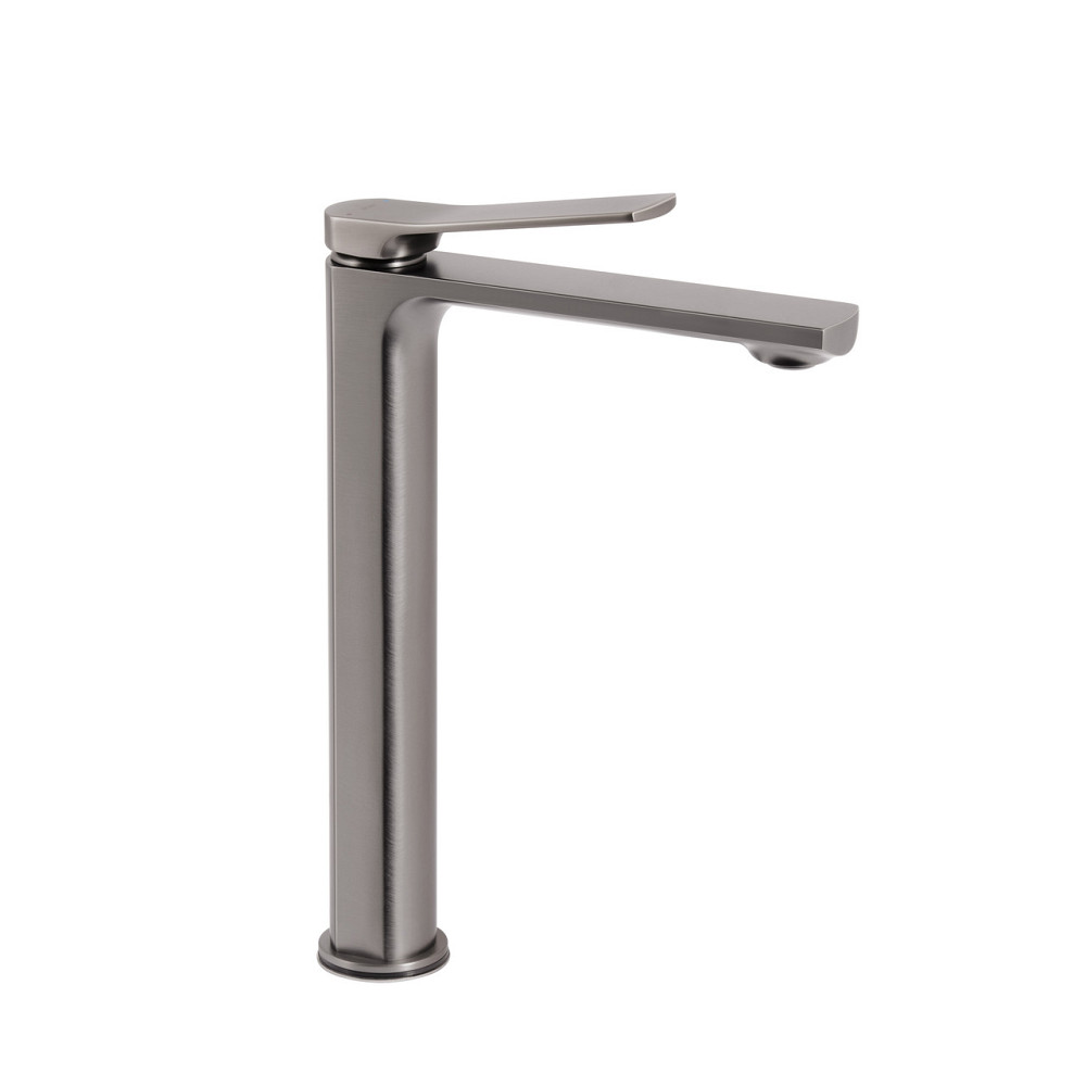 Змішувач для раковини Qtap Slavonice високий QTSLA269GMB45925 Gunmetal Black PVD Київ - фото 1