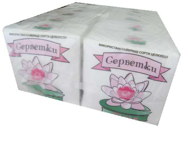 Одноразова Серветка 35лист Лілія однотонна (14 пач.) Харків - фото 1