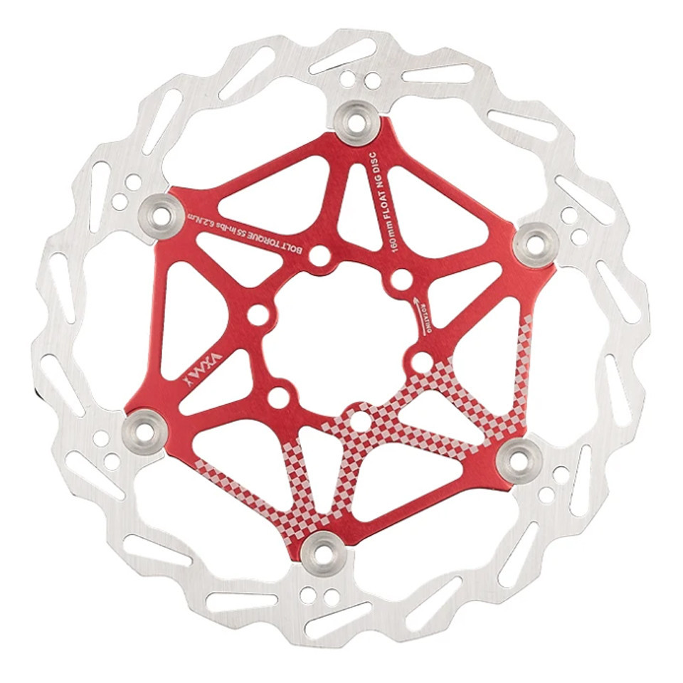 Диск, ротор тормозной из стали лучшего рассеивания тепла 160 мм Feel Fit Красный Бровары - изображение 1