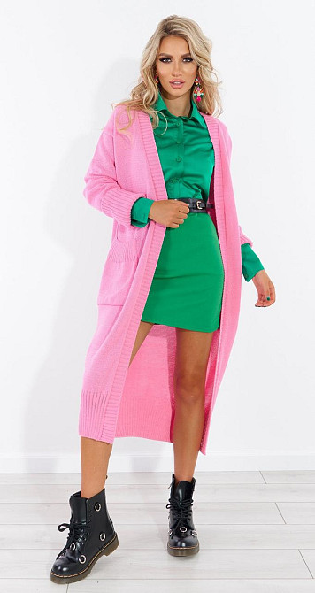 Полегшений кардиган із кишенями (48-52) Київ - фото 5