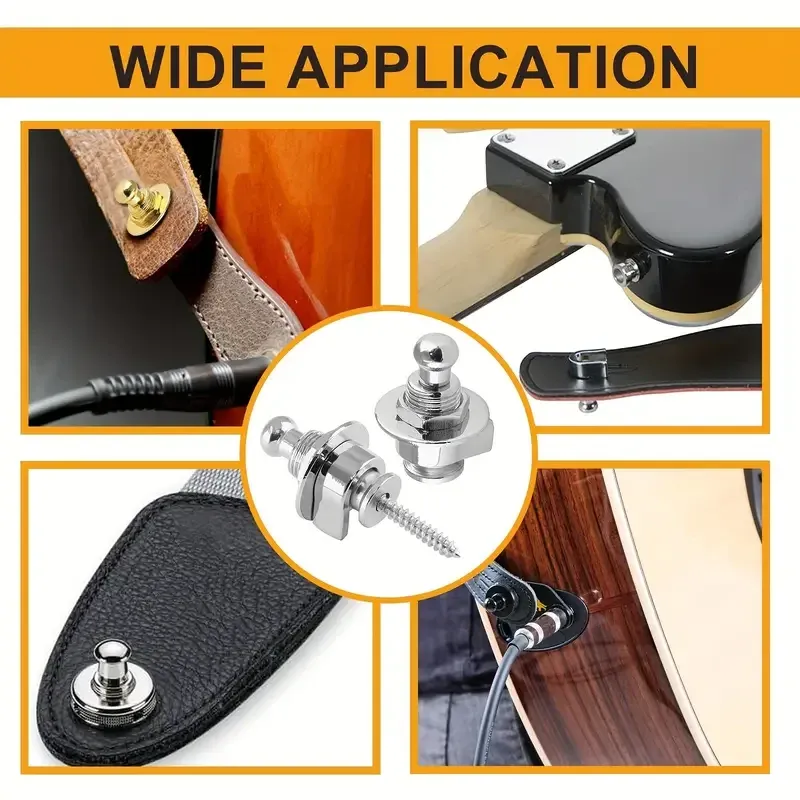 Замки-стреплоки для гітарного ременя, комплект 2 шт Київ - фото 5