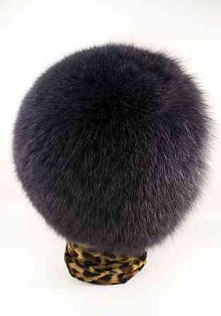 Шапка хутряна жіноча Анастасія Стріха Графітовий Харків