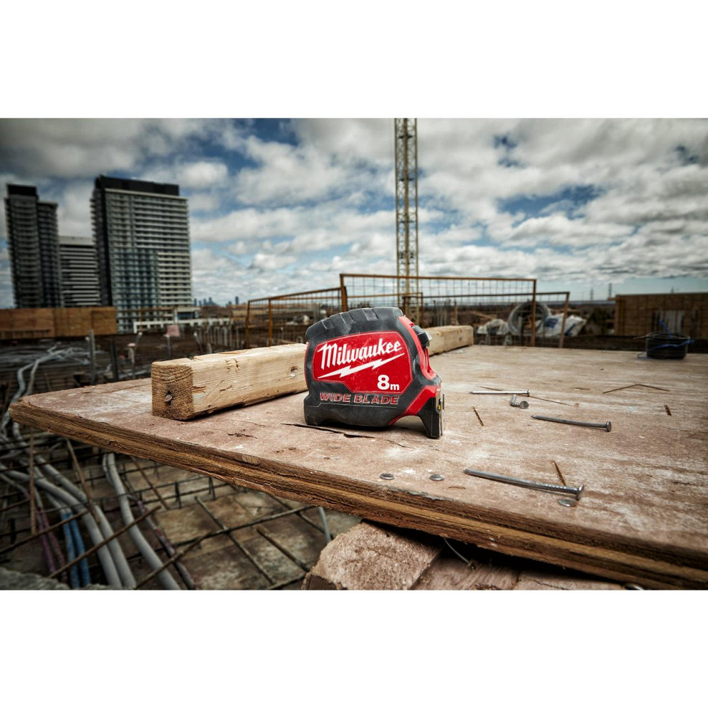 Рулетка MILWAUKEE WIDE BLADE, 8м (33мм) Одесса - изображение 3