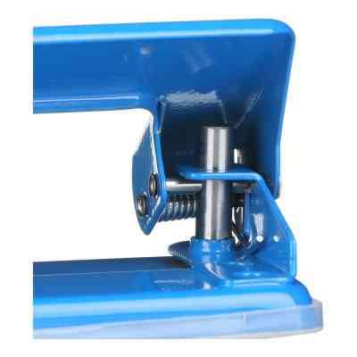 Дырокол Buromax металлический JOBMAX, до 10 листов, 100 х 55 х 50 мм, синий (BM.4039-02) Винница