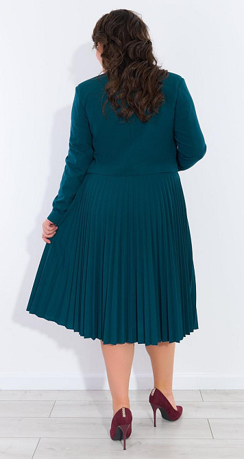 Гарний костюм зі спідницею плісе (48) Київ - фото 4