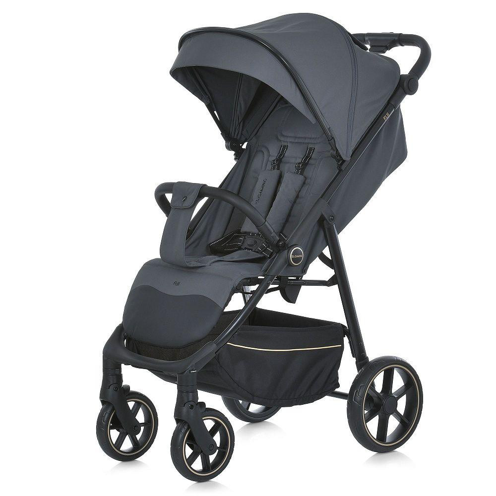 Коляска дитяча EL CAMINO FIJI Gray Matt прогулянкова з чохлом та москітною сіткою Сірий (ME 1113-2) Чернигов - изображение 1