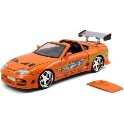 Машина Jada металева Форсаж Toyota Supra (1995) + фігурка Браяна 1:24 (253205001) Вінниця - фото 12