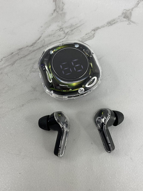 Б/В Бездротові навушники ACEFAST T8 TWS Bluetooth 5.3, ANC, LED-дисплей, AAC, IPX4, до 7 годин роботи, USB Type-C, Black Київ - фото 1