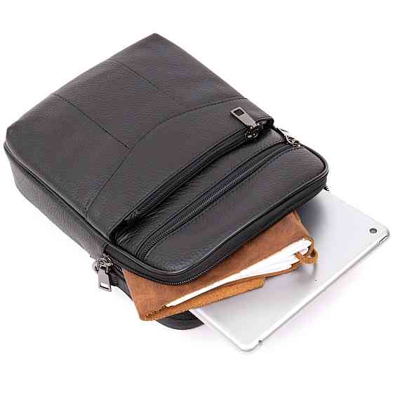 Мессенджер мужской вертикальный Черный (Vintage) Киев