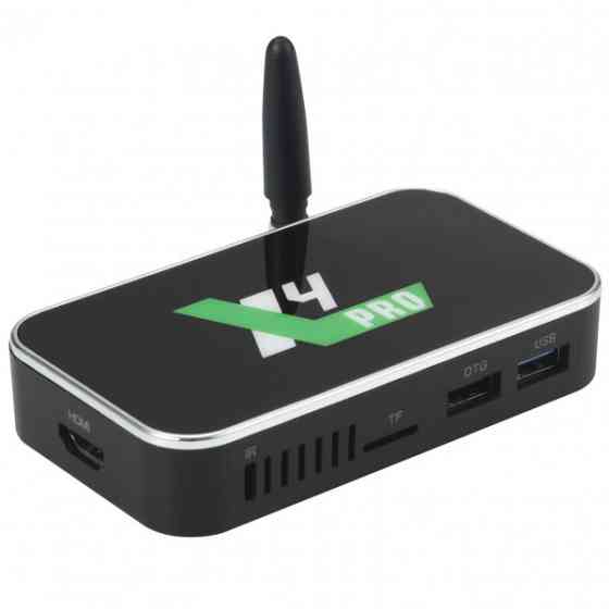 TV Медіаплеєр Ugoos X4 PRO 4/32Gb/Amlogic S905X4/Android 11/WiFi/BT/Miracast/AV/IR RC/змінна антена (X4 PRO) Київ