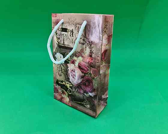 Пакет бумажный подарочный малый 11/18/5(арт М051) (12 шт) Харьков