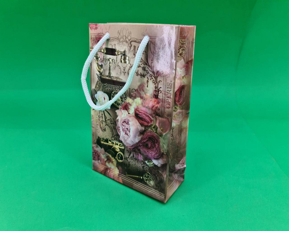 Пакет бумажный подарочный малый 11/18/5(арт М051) (12 шт) Харьков - изображение 1