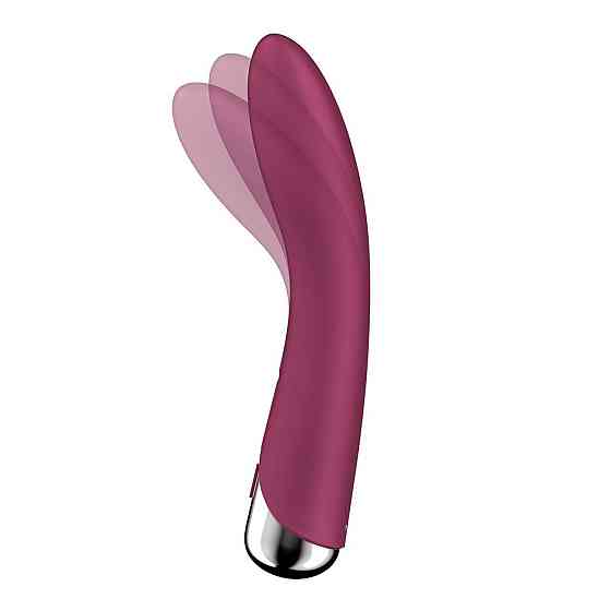 Вібратор точки G з обертанням Satisfyer Spinning Vibe 1 Red, 2 мотори Sex Aura Київ