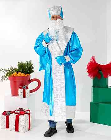 Костюм святого Миколая блакитний + срібло Одеса