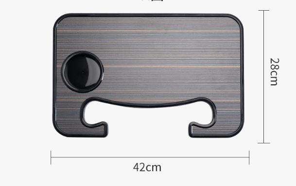 Глянцевый Автомобильный столик УЛУЧШЕННЫЙ на руль  универсальный для перекуса, ноутбука ЧЕРНЫЙ Кременчуг - изображение 2