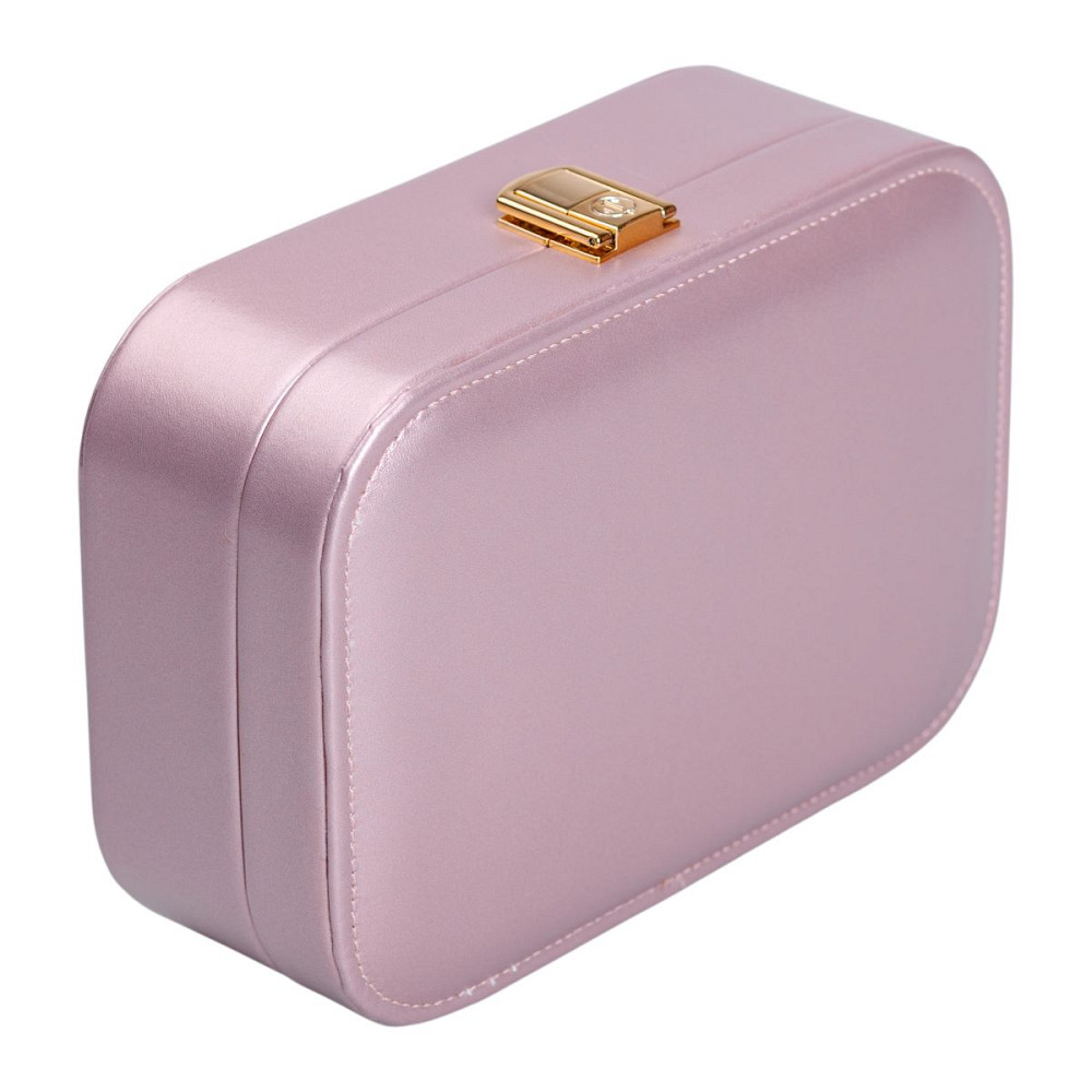 Yiwu Скринька для прикрас з еко шкіри 20×14×7 см із дзеркалом органайзер для ювелірних виробів Коломыя - изображение 2