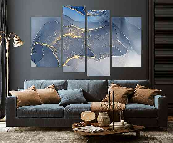 Модульна картина у спальню, вітальню Абстракція Art-620_4 Київ