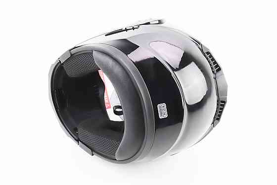 Шолом модуляр, закритий з відкидним підборіддям+відкидні окуляри BLD-159 М (57-58см), ЧОРНИЙ глянець Киев