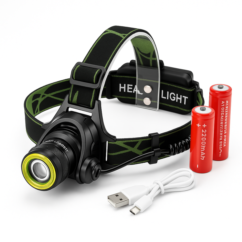 Налобний ліхтар з кріпленням на голову T106-T6+COB, Ліхтарик налобник, Ліхтарик діодний налобний PT-49 Львів - фото 13