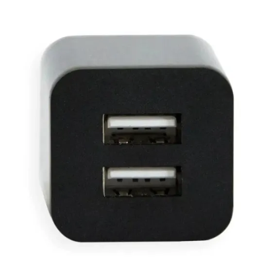 Мережевий зарядний пристрій USB 2USB 2.1A 10W: адаптер живлення для смартфонів та планшетів, 2 USB порти, 5V Одеса