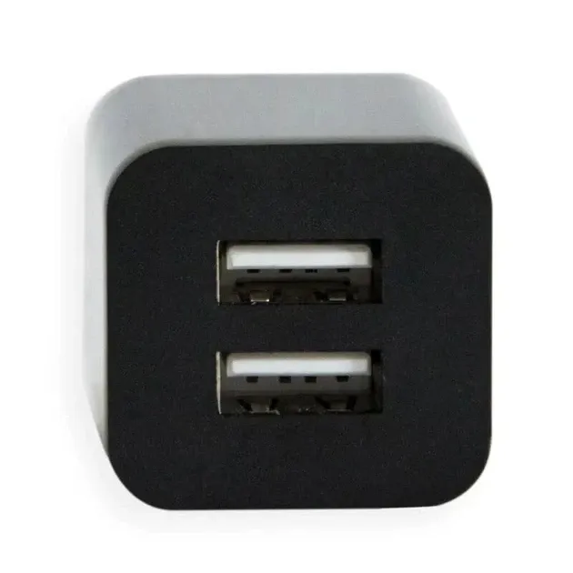 Мережевий зарядний пристрій USB 2USB 2.1A 10W: адаптер живлення для смартфонів та планшетів, 2 USB порти, 5V Одеса - фото 2