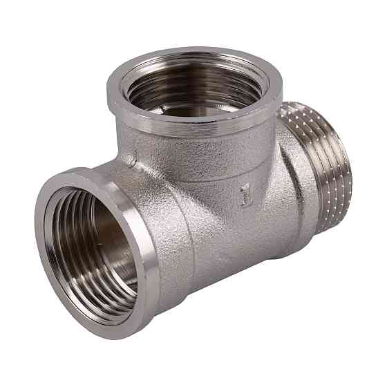 Трійник 1″ВВЗ нікельований NT554S OPTIMUM Киев