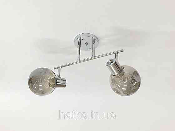 Потолочная люстра на 2 плафона 91180B/2 хром Киев