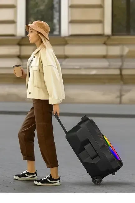 Бездротова караоке-колонка із двома мікрофонами SPS ZQS15123 Коломыя - изображение 4