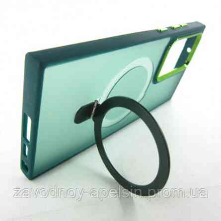 Samsung S22 S901 Чохол підставка Матовий (зелений) Одеса
