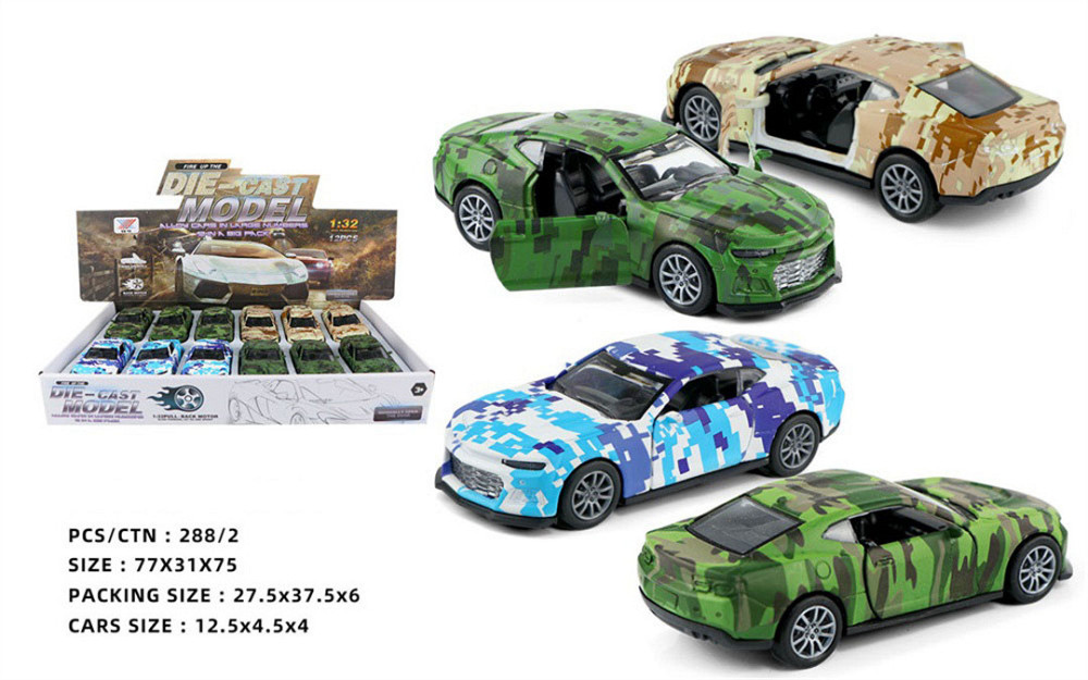 Іграшка DIY Toys Машинка гоночна, двері відкриваються, pull-back 1:32, в асорт (6809360) Київ - фото 1