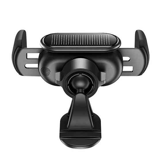 Тримач для мобiльного Baseus Steel Cannon pro Solar Electric Car Mount Black Київ