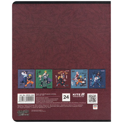 Зошит Kite Naruto, 24 аркуші, клітинка (NR25-238) Вінниця - фото 12