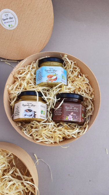 Солодкий подарунковий набір у шпоновій коробочці, дівчині чи подрузі. Одеса - фото 5