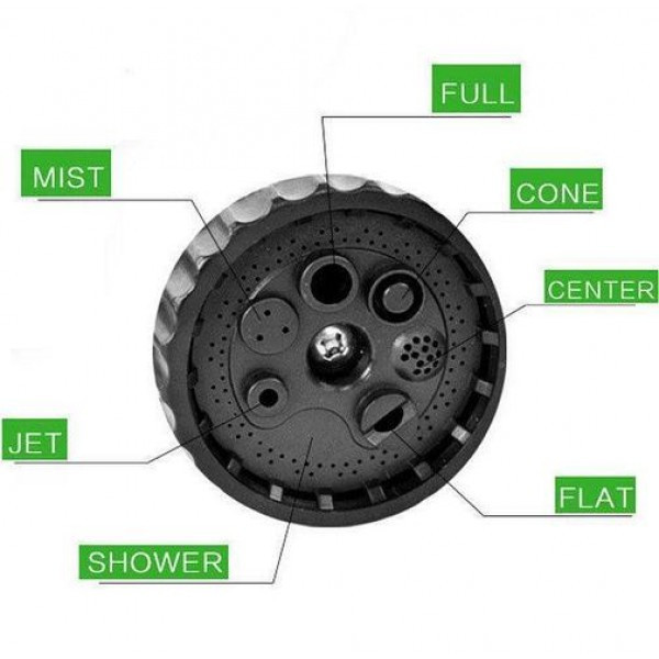 Шланг для поливу растяжний + пістолет 7 положень Magic Hose 15 метрів (зелений) Чернівці - фото 5