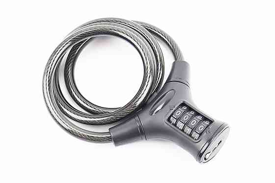 Замок протиугінний тросовий 1200х10мм з 4-х значним кодом, GK102.715 Київ