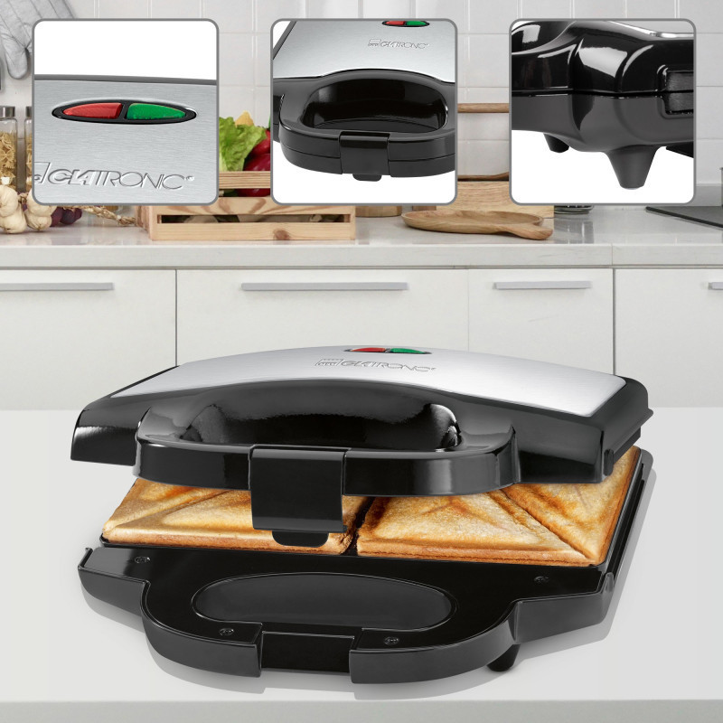 Електрична бутербродниця подвійна Clatronic ST (3778) 750 Вт Нововолинськ - фото 5