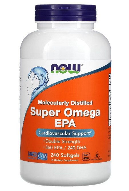 Супер Омега двойная сила (Super Omega EPA), NOW Foods, 360 EPA/240 DHA 120 капсул Киев - изображение 3