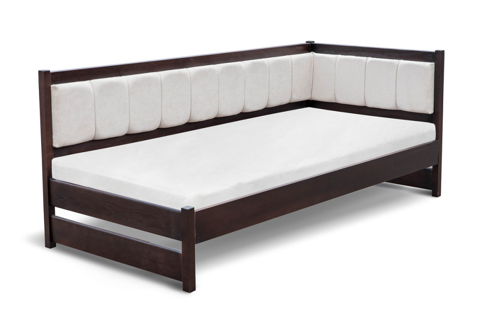 Ліжко Лілі  900*2000, горіх темний (ліве "Г") Київ - фото 1