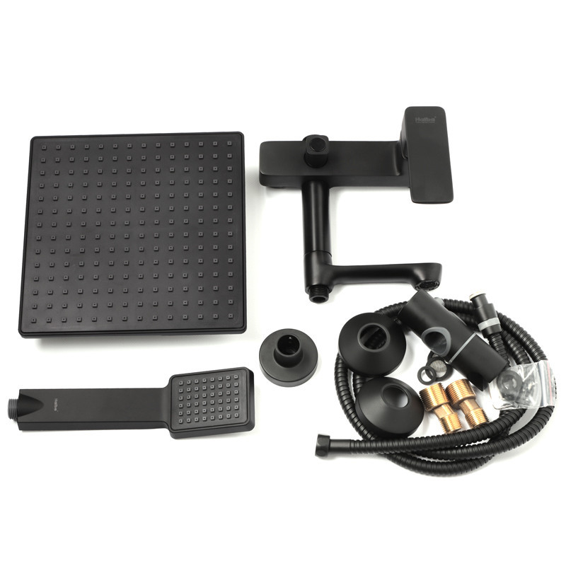 Душова колонна Haiba Kubus 003-J чорного кольору HB3941 Харків - фото 2