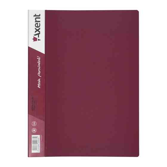 Папка с файлами Axent 30 sheet protectors, burgundy (1030-04-А) Винница