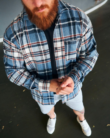 Тепла сорочка Блакитний S Харків