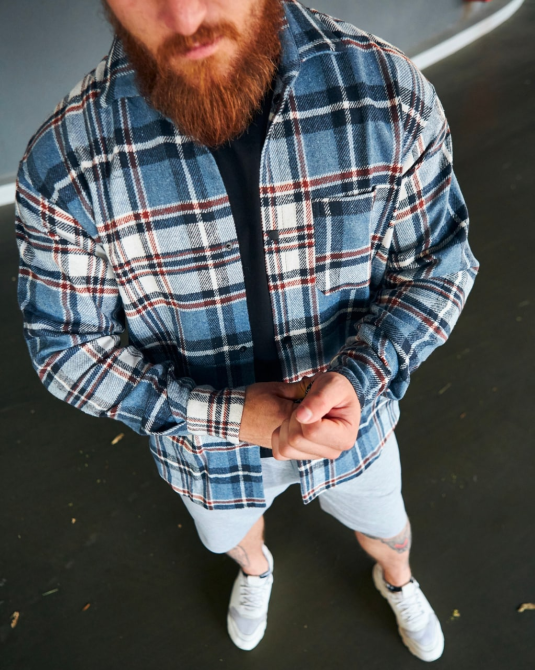 Тепла сорочка Блакитний S Харків - фото 6