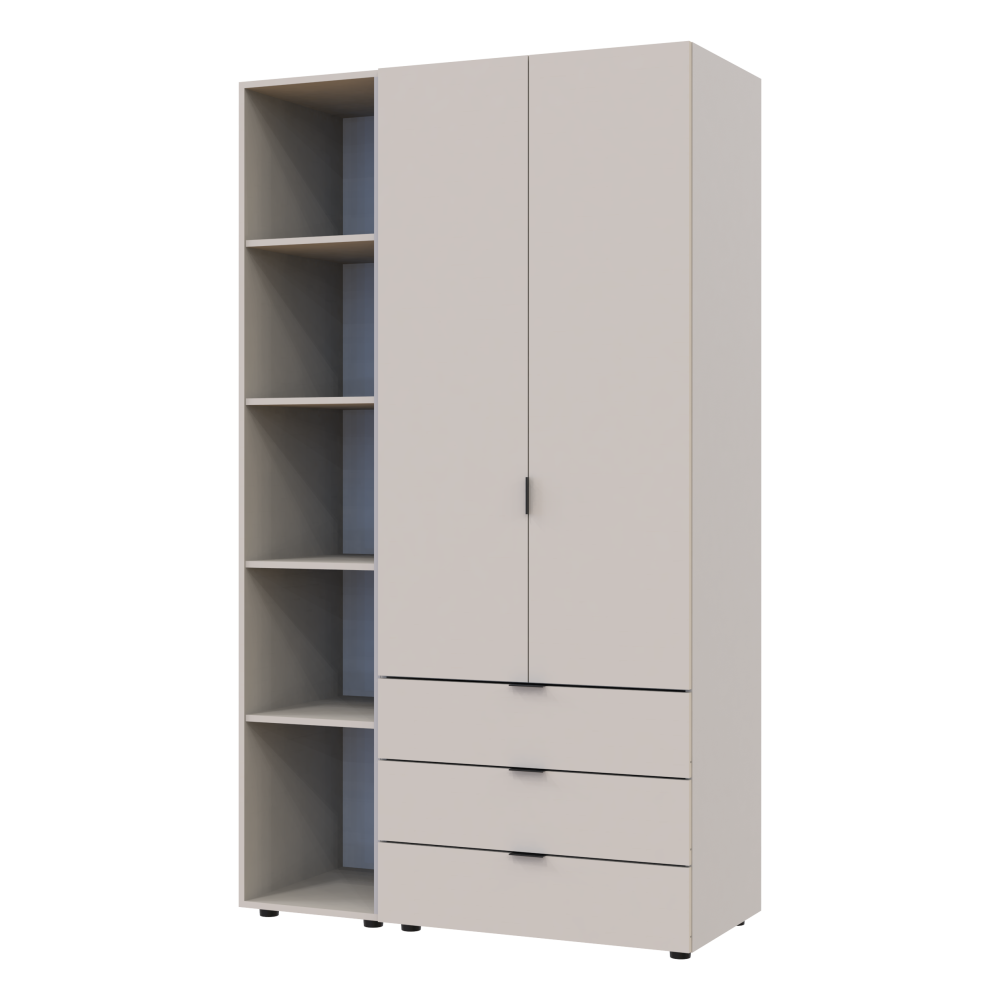 Комплект шкафов для одежды Doros Гелар (2 шт.) 115,7х49,5х203,4 см Кашемир (DRS-011248) Львов - изображение 6