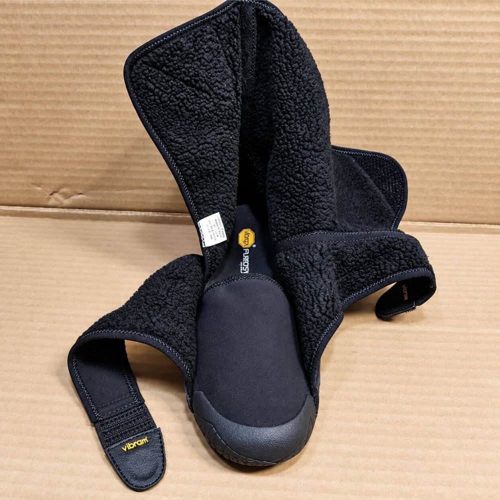 Ботинки чёрные Furoshiki Vibram С мехом средней высоты, размер 40-41 Киев - изображение 8