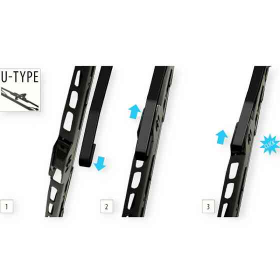 Щітка oximo каркасна 525мм під гак 8,9мм двірника Мукачево