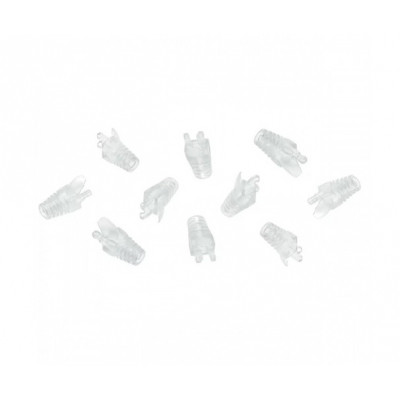 Колпачок коннектора RJ-45 TRANSPARENT Cat.5/Cat.6 (100 шт/уп.) Merlion (CPRJ45ML-TR-CAT5/6) Винница - изображение 1